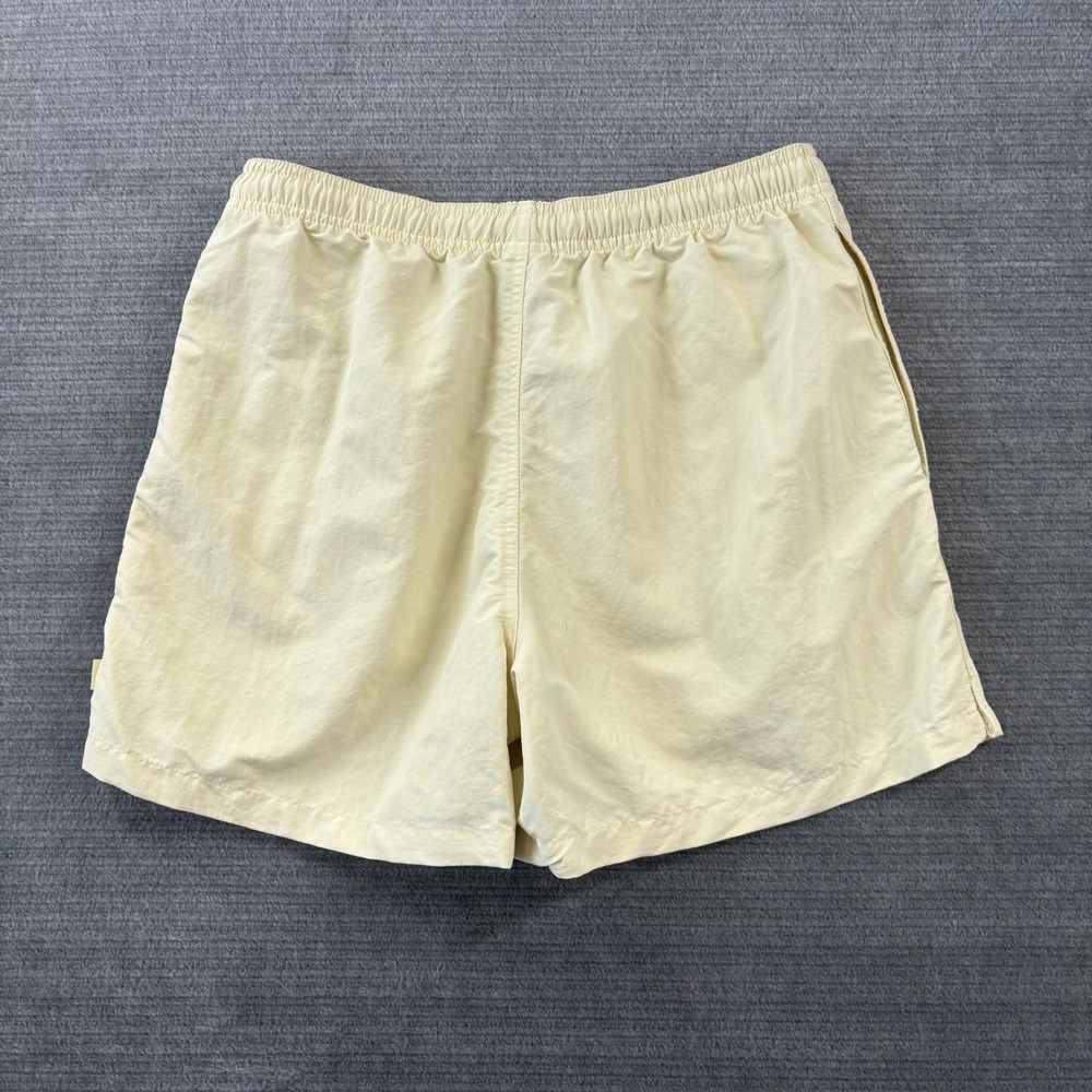 Aritzia TNA Shorts Womens Medium Yellow Elastic Waist 4" Inseam Lightweight